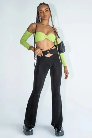 Princess Polly Loriella Flare Pants thumbnail 1