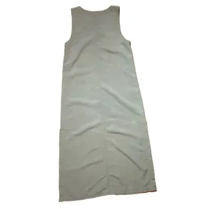 Vintage Directives Olive‎ green sleeveless maxi dress lyocell sz S thumbnail 3
