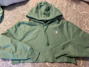 Champion cropped hoodie thumbnail 1