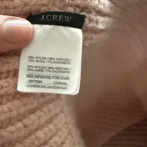 J.Crew Chunky Knit Ribbed Neck Warmer Scarf Dusty Rose Infinity Wool Cashmere‎ thumbnail 5