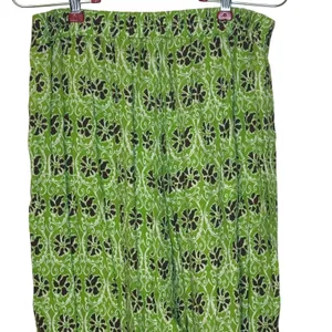 Zara Women's‎ Pants Y2K Wide Leg Pull On Hippie Floral Boho Green Brown Small thumbnail 5