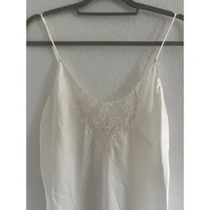 Ralph Montenero for Blanche Slip Nightgown Women Medium Ivory 1960s Vintage Lace thumbnail 3