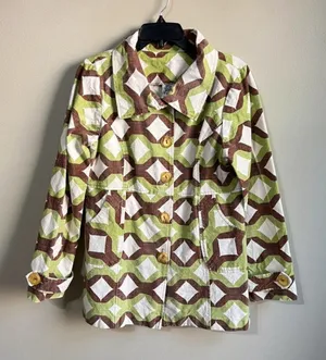 Ivy Jane medium green‎ and brown coat thumbnail 1