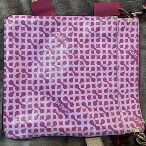 Coach Signature‎ Pink Gramercy Op Art Messenger Crossbody Purse thumbnail 14