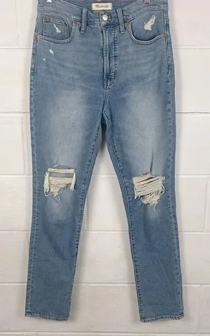 Madewell the perfect vintage straight leg jean thumbnail 1