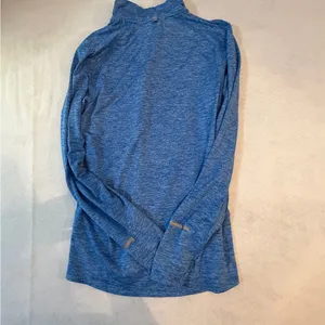 Nike Dri-FIT Blue 1/2 Zip Long Sleeve Running Pullover Size Small thumbnail 2