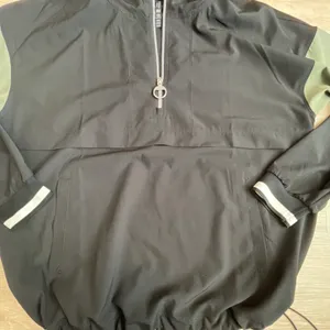 Calvin Klein Performance Jacket Black Fleece Cropped Athletic Quarter-Zip Small thumbnail 5