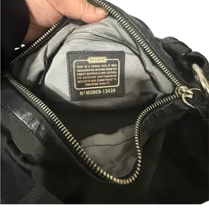 Coach Black Signature Shoulder Bag thumbnail 4