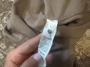 lululemon athletica High-Waist Bike Shorts in Taupe thumbnail 3
