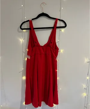 Red Slip Dress Wild Fable Satin thumbnail 3