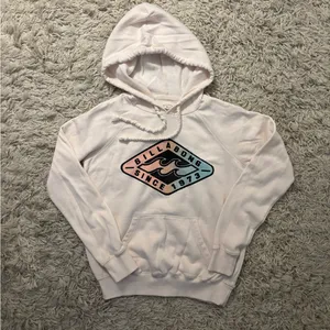 Billabong Off-White Hoodie with Logo Size S/P thumbnail 1