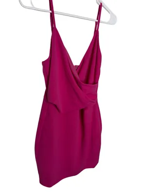 ✨ Lulus Draped Surplice Mini Dress Size M‎ ✨ thumbnail 3