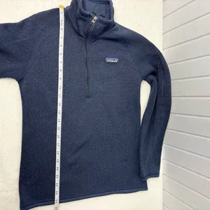 Patagonia Women's Navy Quarter-Zip‎ Fleece size XS thumbnail 9