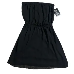 Express Strapless “little black dress” Optional Straps Size XS NEW Night Out Dance Party thumbnail 1