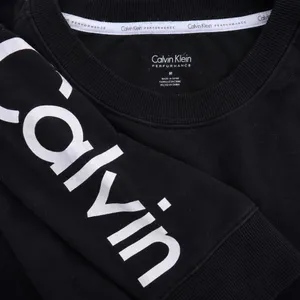 Calvin Klein Black Logo Sleeve Crewneck Sweatshirt Streetwear M thumbnail 3