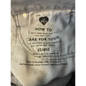 Madewell Gray Wide-Leg High-Rise Jeans / Size 28 thumbnail 6