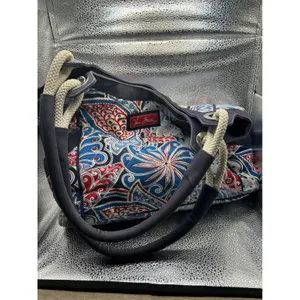 Vera‎ Bradley Symbol Paisley 3pc Set Tote Bag Wallet Cosmetic Pouch thumbnail 4