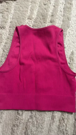 PINK GARAGE RIBBED TANK TOP thumbnail 3