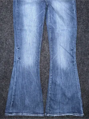 Buckle Black Fit No 75 Flare Leg Stretch Jeans Sz 27x32 BBW1556R Boho Western thumbnail 4