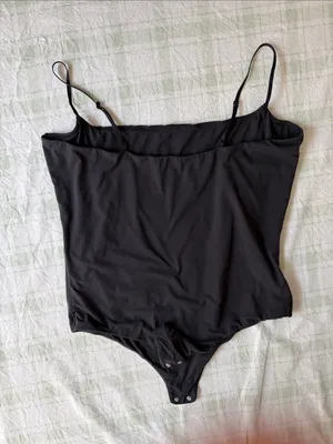 Skims Black Women's Bodysuit Camisole - Unbranded thumbnail 6