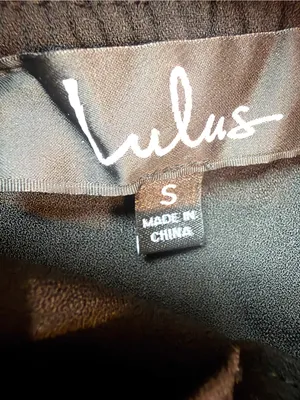 LULUS Women’s All in Good Fun Black Off-the-Shoulder Top Blouse Size Small thumbnail 5