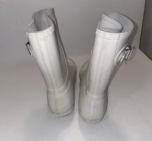 Rain Boots White Size 7 thumbnail 2