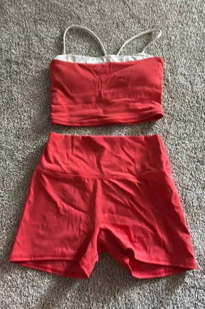 Garage Workout Cropped Cami and shorts thumbnail 1