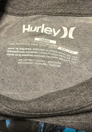Men’s Hurley Tshirt thumbnail 2
