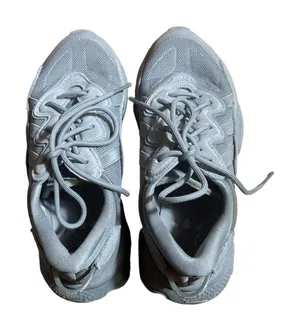 Adidas Ozweego Sneakers Women 7 Grey Excellent‎ Chunky Mesh Suede Mens 5.5Y thumbnail 1