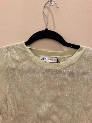 ZARA Sequin Tank Top thumbnail 2