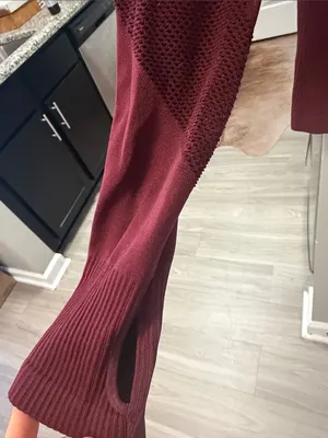 C California Burgundy Athletic Full-Zip Jacket - Medium athleisure thumbnail 3