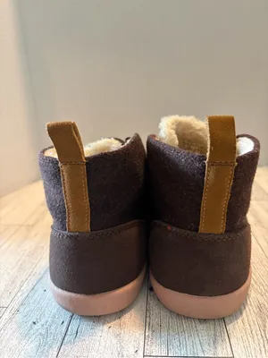 Lands End Womens All Season Bootie Slippers Rich Coffee Heather Size 9B 532379 thumbnail 4