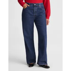NEW Madewell Curvy Low-Slung Baggy Jeans in McKinney Wash Blue Rigid US 27 thumbnail 2