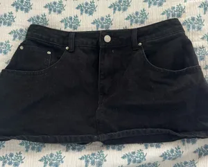 Jean skirt Black Size M thumbnail 1