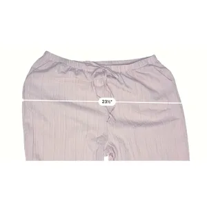 Women's Crinkle Wide Leg‎ Slacks XXL Lightweight Summer Pastel Lilac NEW thumbnail 4
