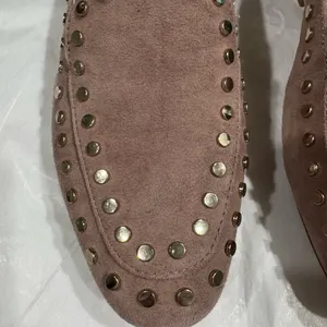 Bleecker & Bond Women's Studded Loafers - Taupe thumbnail 2