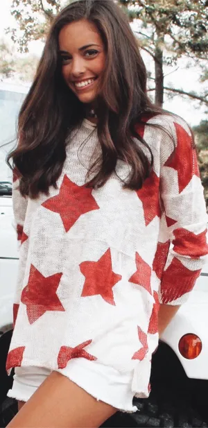 Bonfire Stars Oversized Sweater thumbnail 1