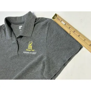 Lands End Women Lg Gray Michigan Tech University MTU Nursing Student Polo Shirt thumbnail 13