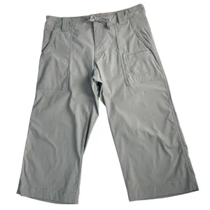 Lucy Capri Pants Athletic‎ Stretch Nylon Gray Women Size XS Cropped Pockets thumbnail 1