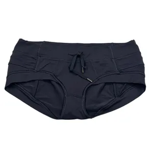 Lululemon Athletic Shorts Womens 2 Black Drawstring Low Rise Hot Yoga Volleyball thumbnail 2