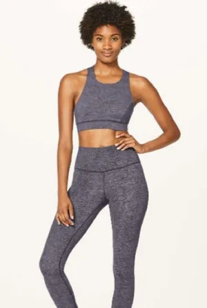 Lululemon 12 Fast & Free Bra in Disperse Dusky Lavender Black thumbnail 2