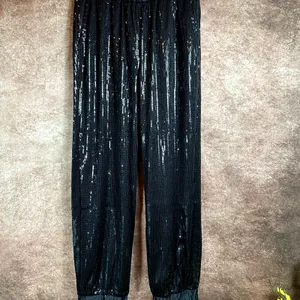 Shavonne Dorsey Sequin Jogger Black M thumbnail 10