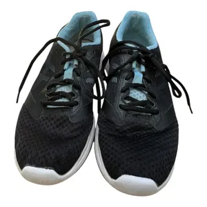 ASICS Women's Patriot 10 Running/Training Shoes Black/Blue/White - size 8 thumbnail 2