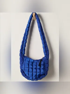 NWT Free People FP Movement Quilted Baby Carryall Sling Bag athletic blue - ALL thumbnail 5