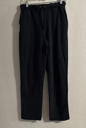 Basic Editions Black Sweatpants with Elastic Waistband thumbnail 1
