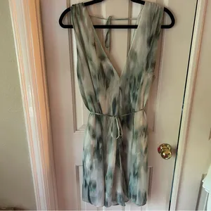 H&M Chiffon Patterned Dress Romper thumbnail 5