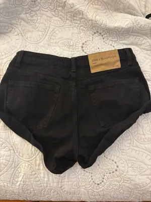 One Teaspoon Denim Shorts Bandits Low-Waist thumbnail 2