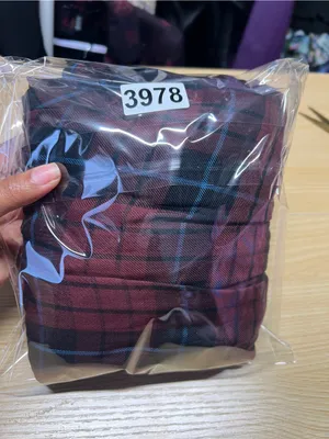 NWT Lane Bryant Plaid Drawstring Waist Dress Burgundy Black Size 18 thumbnail 16