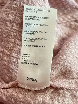 Free People Bonnie Blouse Dusty Pink Textured Ruffle Boho Top Size Small thumbnail 8