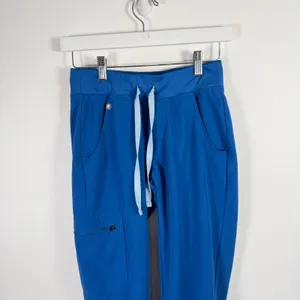 Figs Zamora Jogger Scrub Pants Royal Blue Nurse Medical Doctor RN NP Womens XXSP thumbnail 3